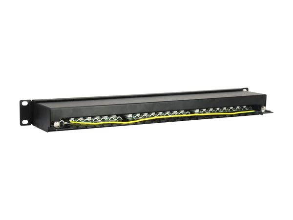 Equip 19" Patchpanel 24xRJ45 Cat5e FTP 1U 100MHz RAL9005 - Bild 2