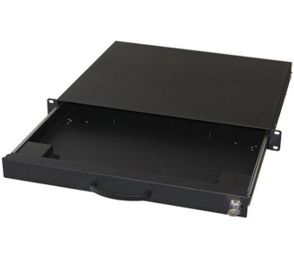 Equip 19" Tastaturschubl. DE-Layout+Trackball 1.80m RAL9005