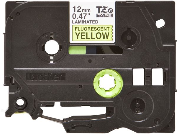 Schriftbandkassette Brother 12mm signal gelb/schwarz TZEC31 - Bild 3