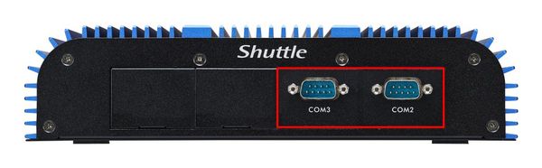 Shuttle CSD01 , 2x COM (RS232/422/485) carte fille pour Box-PCs - Bild 2