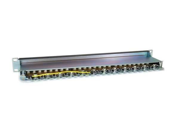 Equip 19" Patchpanel 24xRJ45 Cat6a FTP 1U 500MHz RAL9005 - Bild 2