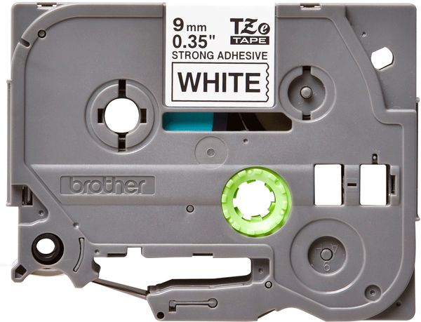 Schriftbandkassette Brother 9mm weiß/schwarz TZES221 - Bild 3