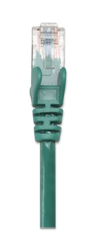 INTELLINET Patchkabel RJ45 U/UTP Cat5e 0.5m Hebelschutz grün - Bild 3