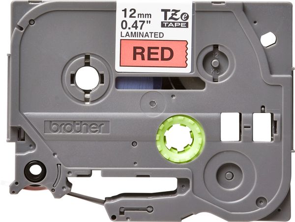 Schriftbandkassette Brother 12mm rot/schwarz TZE431 - Bild 3