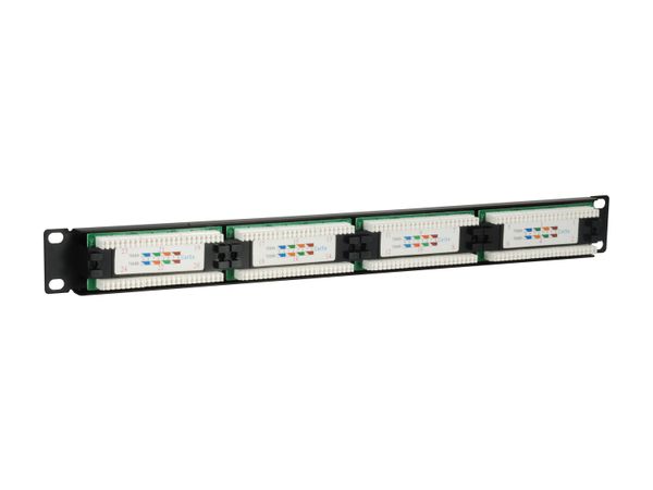 Equip 19" Patchpanel 24xRJ45 Cat5e UTP 1U 100MHz RAL9005 - Bild 7