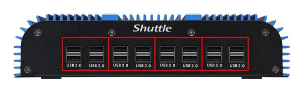 Shuttle USB01 Module 4x USB 2.0 carte fille pour Box-PCs - Bild 4