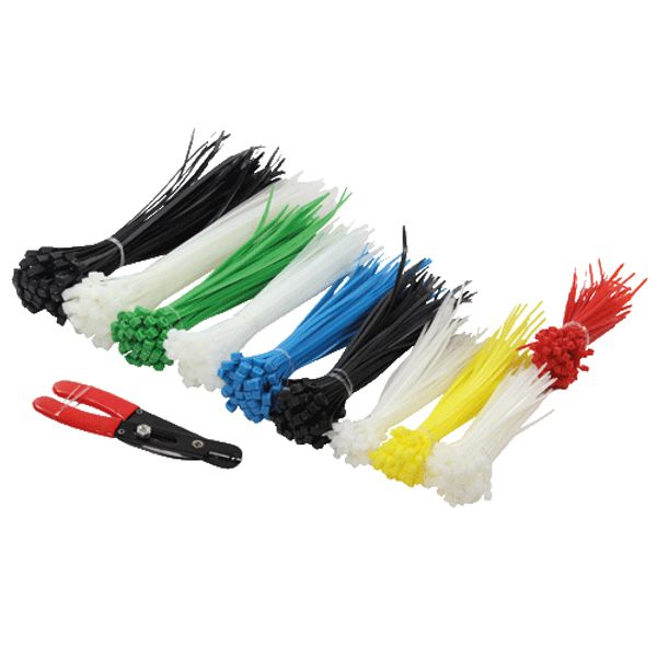 Logilink Kabelbinder Set bunt 600 Stück