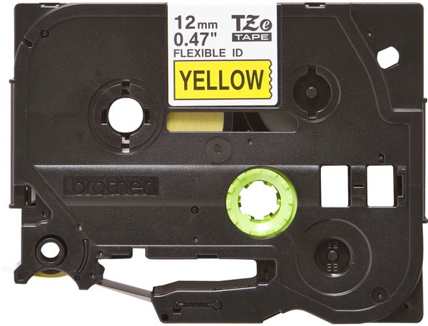Schriftbandkassette Brother 12mm gelb/schwarz TZEFX631 - Bild 4
