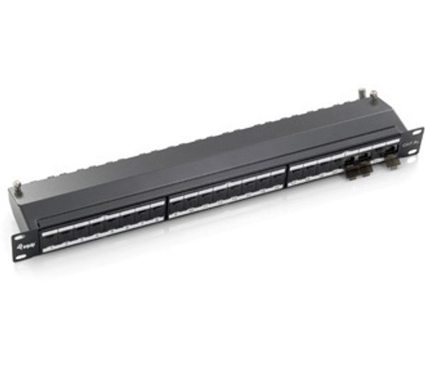 Equip 19" Patchpanel 24xRJ45 Cat6a FTP 1U 500MHz RAL7035