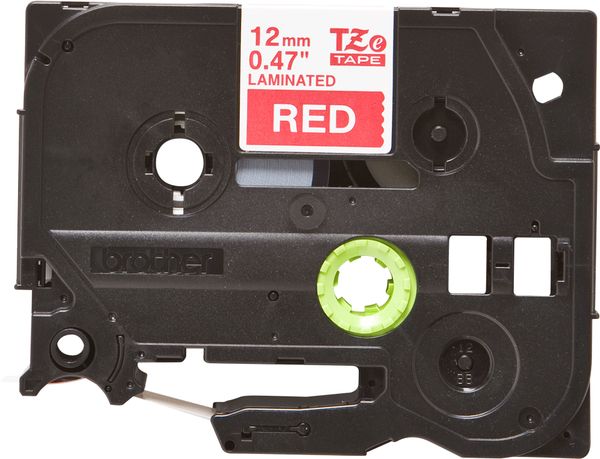 Schriftbandkassette Brother 12mm rot/weiß TZE435 - Bild 3