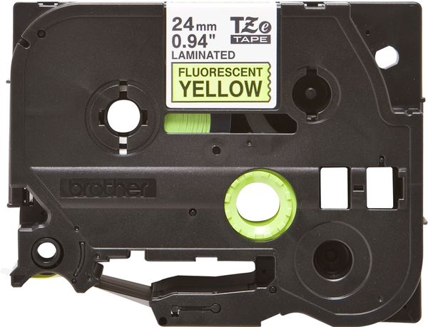 Schriftbandkassette Brother 24mm signal gelb/schwarz - Bild 3