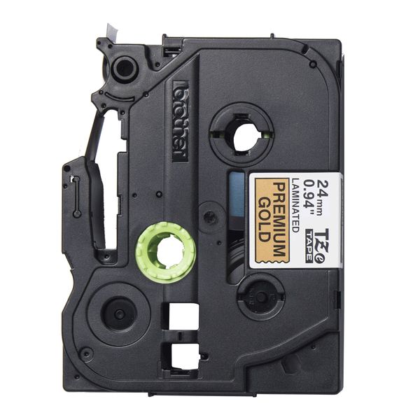 Schriftbandkassette Brother 24mmx8m premium gold/schwarz - Bild 4