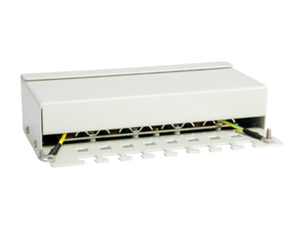 Equip Patchpanel 8xRJ45 Cat6 Desktop 250MHz RAL7035 - Bild 2