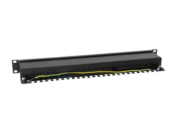Equip 19" Patchpanel 24xRJ45 Cat6 FTP 1U 250MHz RAL9005 - Bild 2