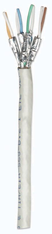 INTELLINET Installationskabel AWG 23 S/FTP 305m Box grau