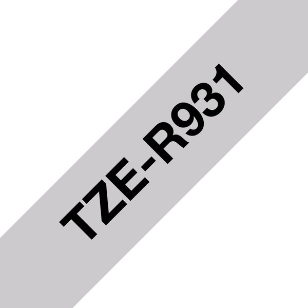 Textilband Brother 12mmx4m silber/schwarz TZER931