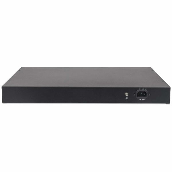 INTELLINET Switch 24x GE Web-Managed SNMP 2xMini Gbic PoE+ - Bild 5