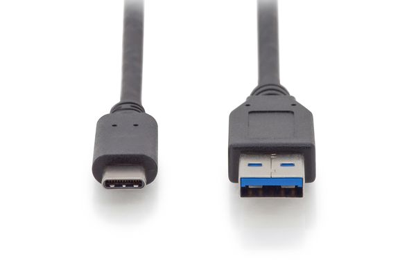 DIGITUS USB 2.0 Anschlusskabel Typ C -A St/St 1.0m, sw - Bild 4