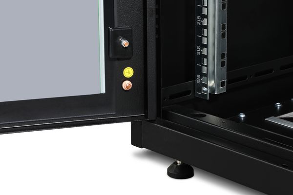 DIGITUS Netzwerkschrank Unique 26HE 1342x600x600mm schwarz (Speditionsversand) - Bild 9