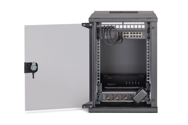 DIGITUS Netzwerk-Set 254 mm (10") - 9HE, 315x300 mm (BxT) sw - Bild 5