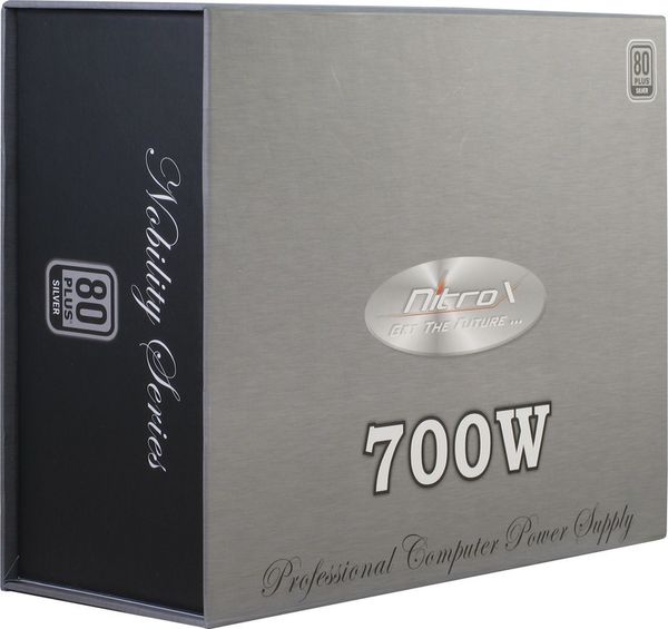 Inter-Tech Netzteil 700W CobaNitrox Nobility CN-700 NS Silbe - Bild 5