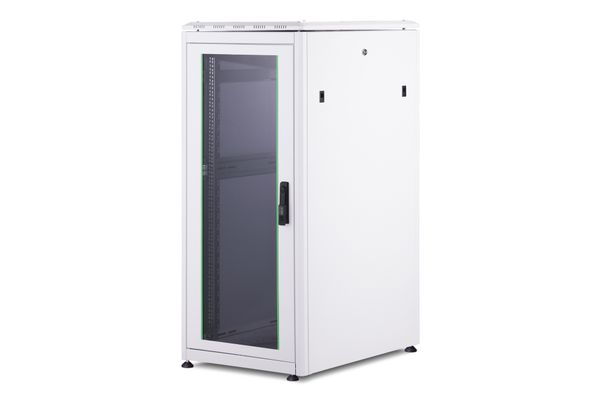 DIGITUS Netzwerkschrank Unique 26HE 1342x600x800mm grau (Speditionsversand)