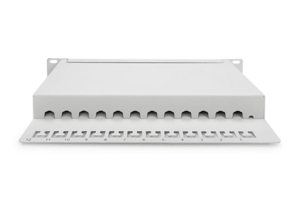 DIGITUS Cat.6A Patch Panel, geschirmt, 12-Port, 10", grau - Bild 3