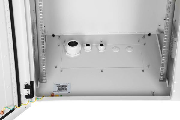 DIGITUS Wandgehäuse Outdoor 12HE 713x600x450mm grau IP55 (Speditionsversand) - Bild 7