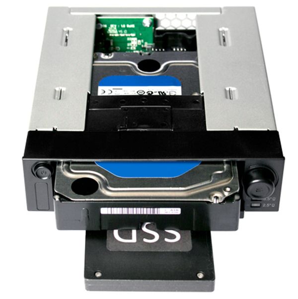 We-Ra. IcyDock 6,3/8.9cm SATAI-III in 1x5,25" bis zu 12,5mm - Bild 3