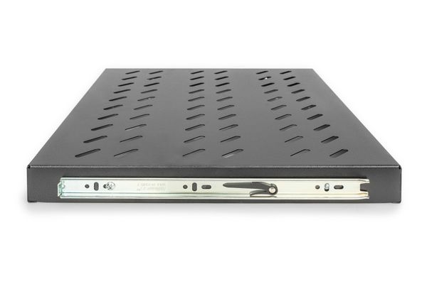 DIGITUS Fachboden 1HE 30x483x385mm bis 25kg schwarz auszieh - Bild 3
