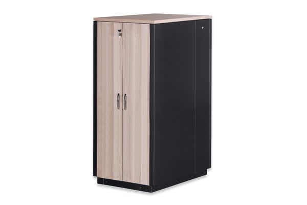 DIGITUS SOUNDproof Schrank 42HE 2110x750x1130mm Eiche (Speditionsversand)