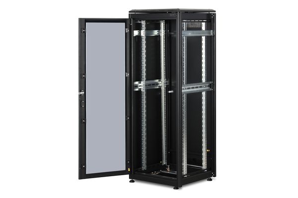 DIGITUS Netzwerkschrank Unique 32HE 1609x600x600mm schwarz (Speditionsversand) - Bild 4