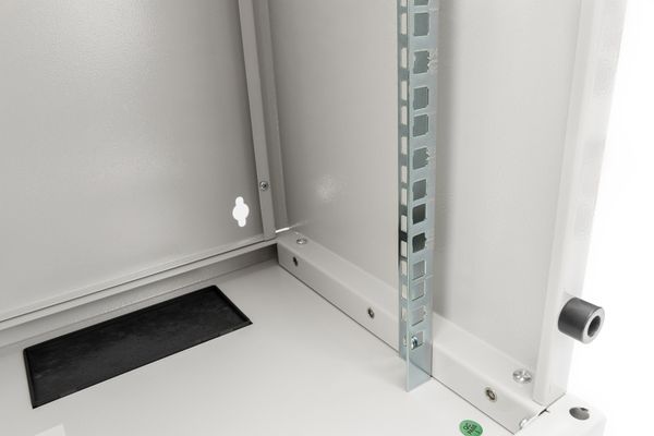 DIGITUS Wandschrank Compact 9HE 254mm 10" Glastür grau - Bild 6