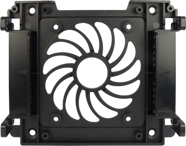 Inter-Tech Einbaurahmen 1x5,25 für 1x2,5 / 1x3,5 /12cm Lüft.