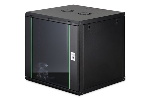 DIGITUS Wandgehäuse Dynamic 12HE 607x600x600mm schwarz