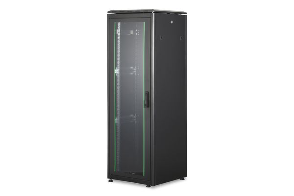 DIGITUS Netzwerkschrank Unique 36HE 1787x600x600mm schwarz (Speditionsversand)