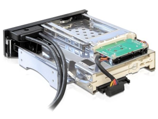 DELOCK Wechselrahmen 5,25" für 2,5"/3,5" SAS/SATA HDD - Bild 4