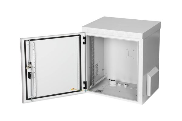 DIGITUS Wandgehäuse Outdoor 12HE 713x600x450mm grau IP55 (Speditionsversand) - Bild 3