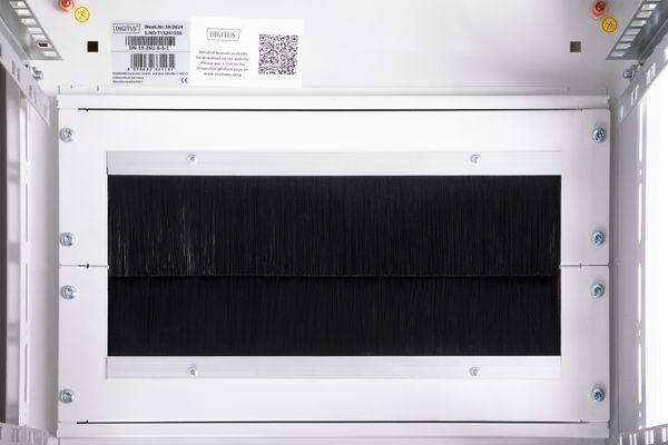 DIGITUS Netzwerkschrank Unique 26HE 1342x600x600mm grau (Speditionsversand) - Bild 6