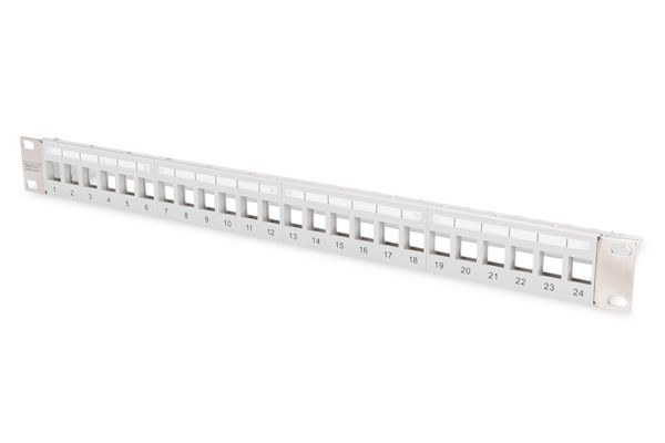 Digitus Panneau de connexion modulaire ® pour connecteur Keystone 1U montable en rack, déchargé