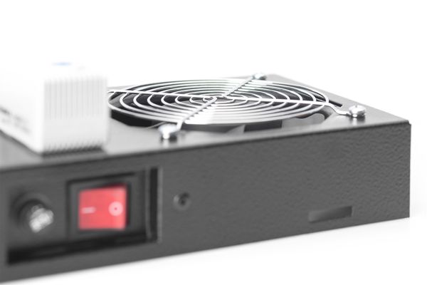 DIGITUS Dachlüftereinheit Wandgehäuse 2 Lüfter schw. - Bild 2