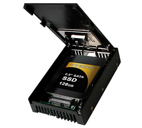 Adapter IcyDock 2,5" -> 3,5" SATAI-III SSD&HDD 7-9,5mm - Bild 3