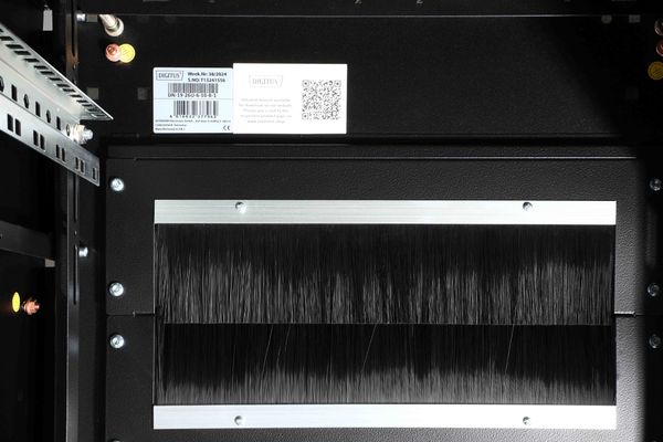 DIGITUS Netzwerkschrank Unique 26HE 1342x600x1000mm schwarz (Speditionsversand) - Bild 9