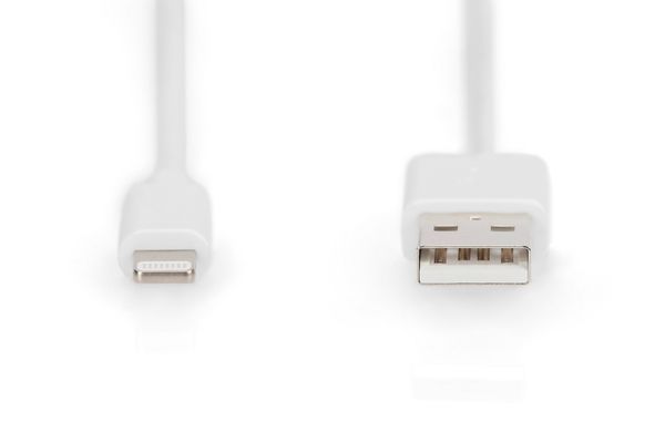 DIGITUS Datenkabel Apple Lightning->USB A St/St MFI 1m weiss - Bild 2