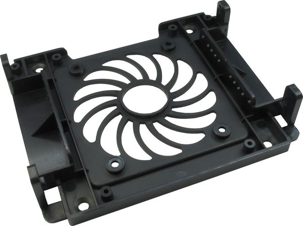 Inter-Tech Einbaurahmen 1x5,25 für 1x2,5 / 1x3,5 /12cm Lüft. - Bild 3