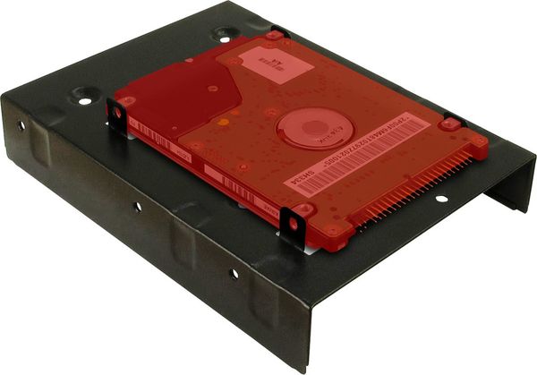 Inter-Tech Einbaurahmen 3.5" auf 2x2.5"