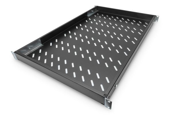 DIGITUS Fachboden 1HE 44x482x700-1180mm bis 50kg schwarz var - Bild 4