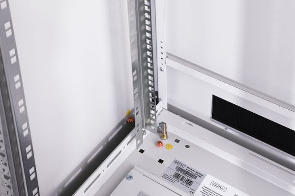DIGITUS Netzwerkschrank Unique 32HE 1609x600x600mm grau (Speditionsversand) - Bild 9