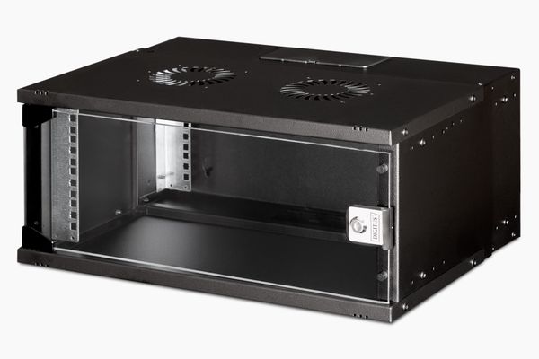 Digitus Wandgehäuse SOHO PRO 4HE 240x540x400 mm 19" schwarz