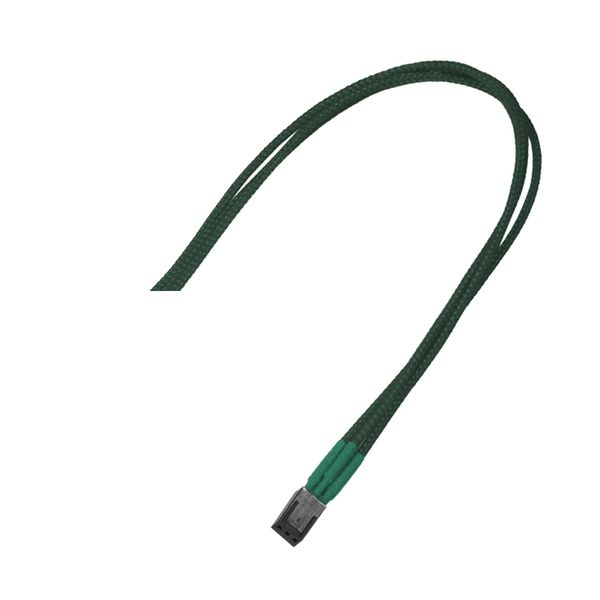 Nanoxia Kabel 3-Pin Molex Verlängerung, 30 cm, grün